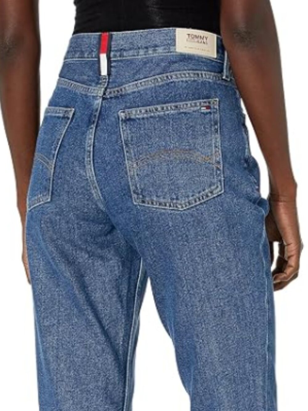 Tommy Hilfiger High Rise Straight Cropped Denim Jeans